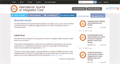 Desktop Screenshot of ijic.org